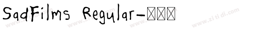 SadFilms Regular字体转换